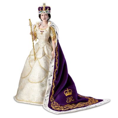 Doll: Queen Elizabeth II Commemorative Coronation Portrait Doll